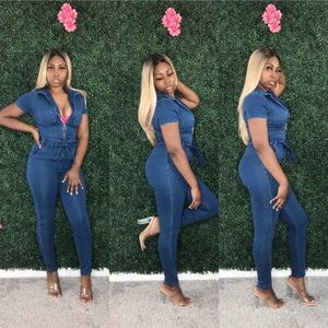 Denim Catsuit